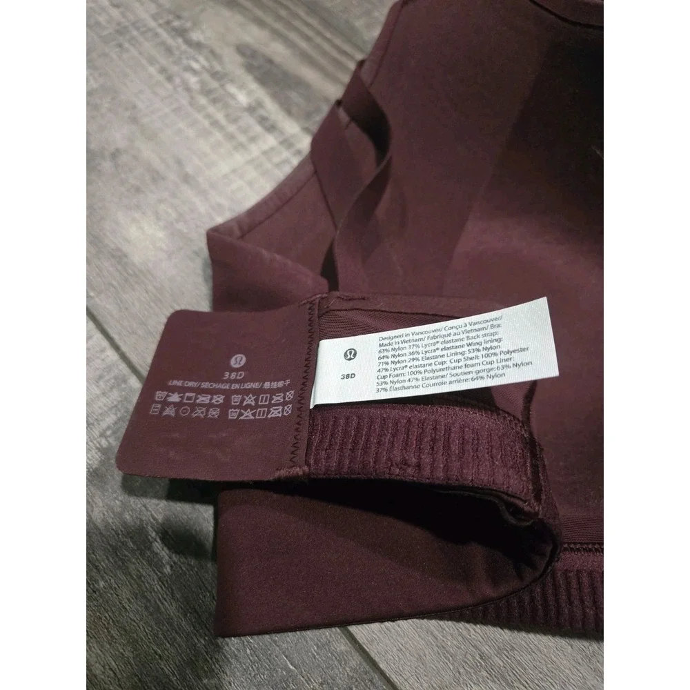 Lululemon Air Support Workout Running Lightweight Sports Bra 38D MSRP$98 - Picture 3 of 4